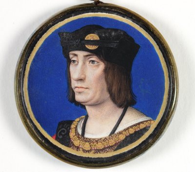 King Louis XII of France by Jean (attr.to) Perreal