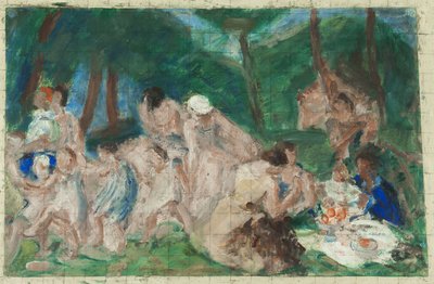 Farandole: Sketch for the Courtyard of the Rue Küss Boys