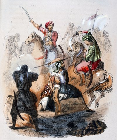 Ibrahim Pacha on the Battlefield by Jean Adolphe Beauce