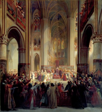 States General of Paris, 1328 by Jean Alaux