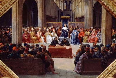The assembly of the Estates-General, April 10, 1302 by Jean Alaux