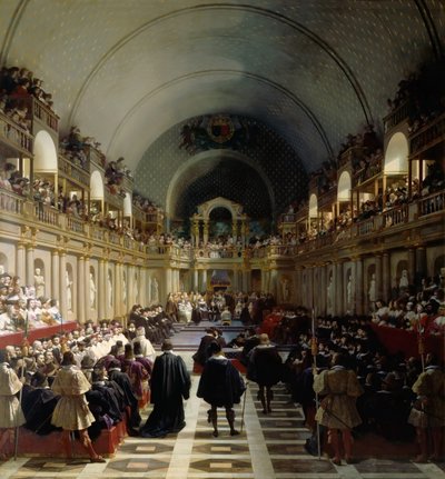 The Assembly of the Estates-General on October 27, 1614 by Jean Alaux