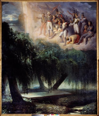 The Tomb of St. Helene: Allegory to the Burial of Napoleon by Jean Alaux