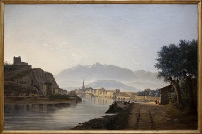 View of Grenoble Taken from the Quai de la Graille by Jean Alexis Achard