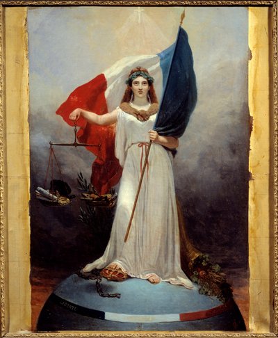 Symbolic Figure of the Republic by Jean Alphonse Roehn