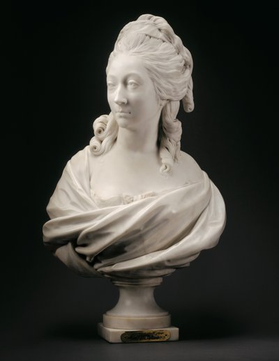 Bust of Anne-Marie-Louise Thomas de Domangeville de Sérilly, Comtesse de Pange, 1780 by Jean Antoine Houdon