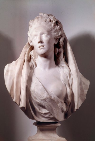 Bust of Sophie Arnould, singer represented in the role of Iphigenie by Jean Antoine Houdon