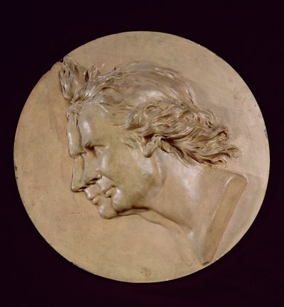 Medallion Depicting Joseph and Etienne Montgolfier by Jean Antoine Houdon