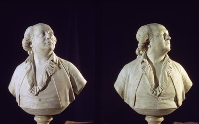 Portrait bust of Giuseppe Balsamo, called the count of Cagliostro by Jean Antoine Houdon