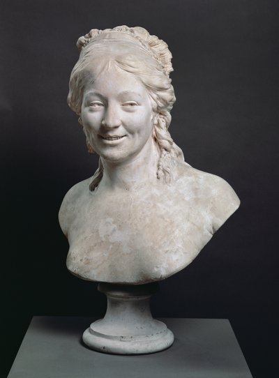 Portrait bust of Madame Houdon, the wife of the artist, 1786 by Jean Antoine Houdon