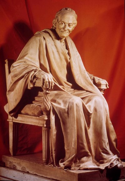 Portrait of Voltaire (Francois Marie Arouet) (1694-1778) by Jean Antoine Houdon