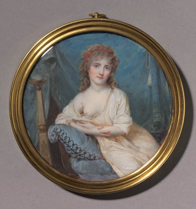 Portrait of a Woman Reclining on a Sofa, c. 1804 by Jean Antoine Laurent