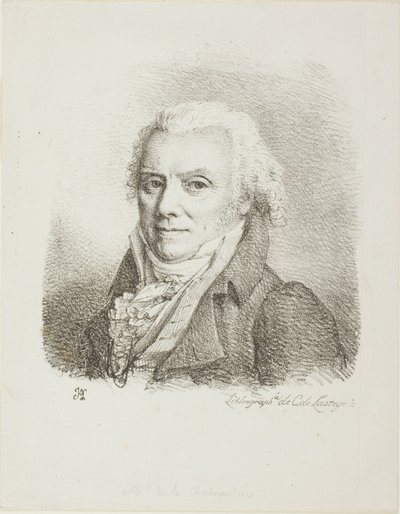 Self-Portrait in a Dark Cloth Coat by Jean Antoine Laurent