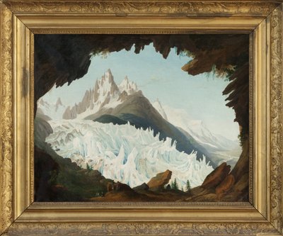 View of the Alps Taken from the Vault Named the Chapeau of the Woods Glacier by Jean Antoine Linck