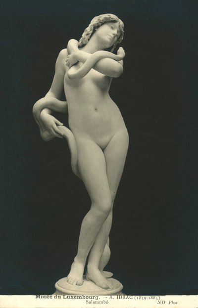 Eve and the serpent by Jean Antoine Marie Idrac