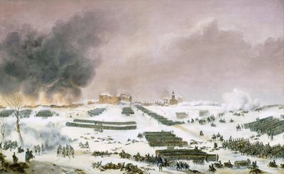 The Battle of Preussisch-Eylau on February 7, 1807 by Jean Antoine Simeon Fort