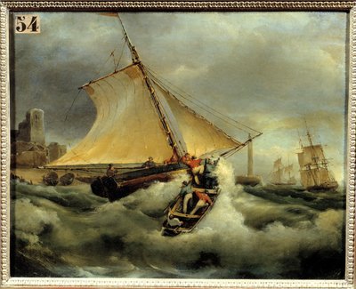 A Bad Time by Jean Antoine Theodore Gudin