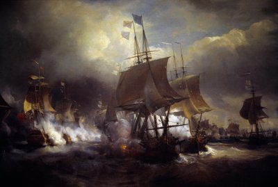 American War of Independence: Battle naval d