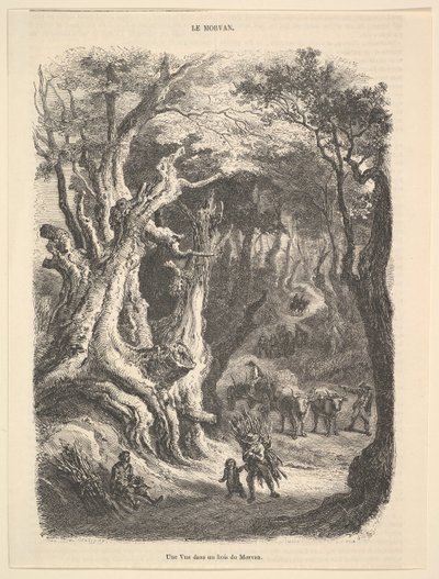 A View in the Forest of Morvan, 1837-66 by Jean Antoine Watteau