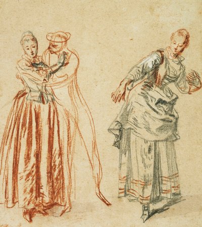 A scene from the commedia dell