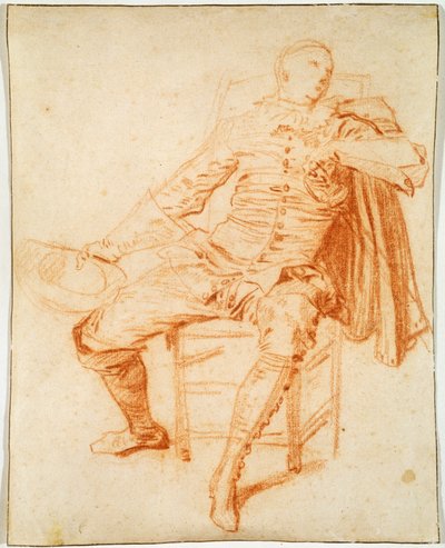 Actor of the Comédie Italienne Crispin by Jean Antoine Watteau