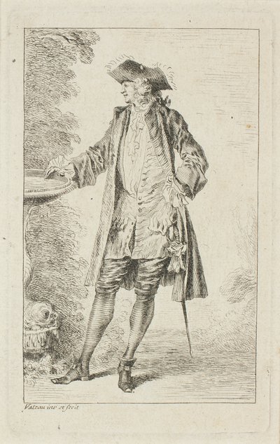 Fashion Figures by Jean Antoine Watteau