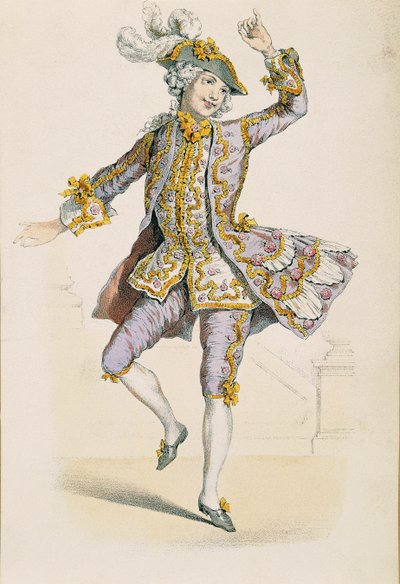 Gallant Farmer, from drawing by Jean Antoine Watteau by Jean Antoine Watteau
