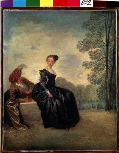 A Capricious Woman by Jean Antoine Watteau