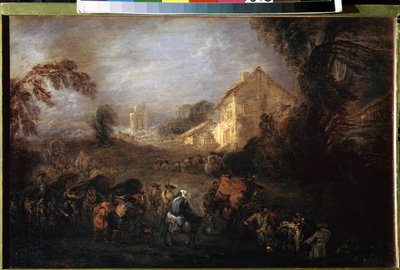 The Burden of War by Jean Antoine Watteau