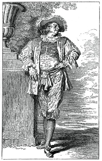Peasant Costume by Jean Antoine Watteau