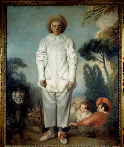 Pierrot, Once Called Gilles by Jean Antoine Watteau