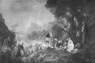 The Embarkation for the Island of Cytherea by Jean Antoine Watteau