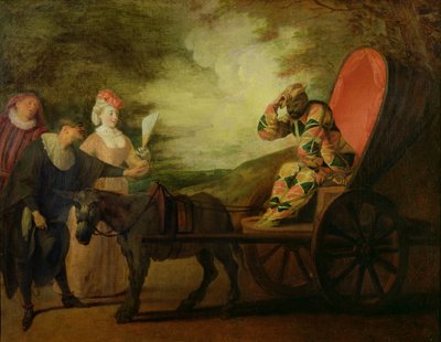 The Harlequin, Emperor of the Moon, c.1712 by Jean Antoine Watteau