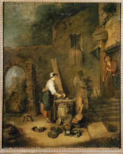 The Cook by Jean Antoine Watteau