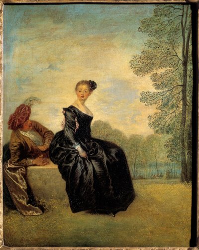 The Puddy by Jean Antoine Watteau