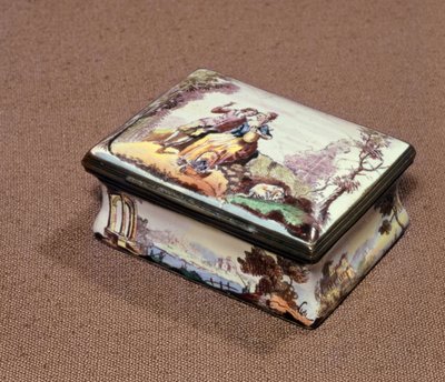 Snuffbox, Birmingham, c.1756 by Jean Antoine Watteau