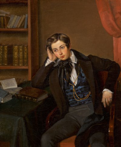Portrait of Vladimir Nikolaevich Karamzin by Jean Auguste Bard