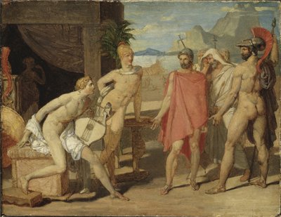 Achilles Receiving the Ambassadors of Agamemnon by Jean Auguste Dominique Ingres
