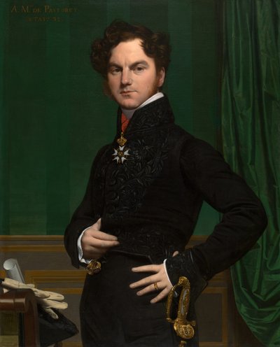 Amédée-David, the Comte de Pastoret, 1823-26 by Jean Auguste Dominique Ingres