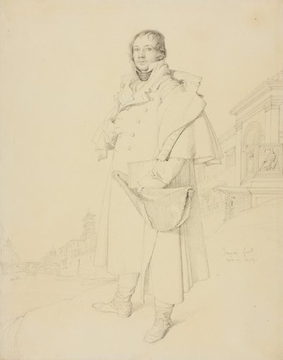 Charles François Mallet, Civil Engineer by Jean Auguste Dominique Ingres