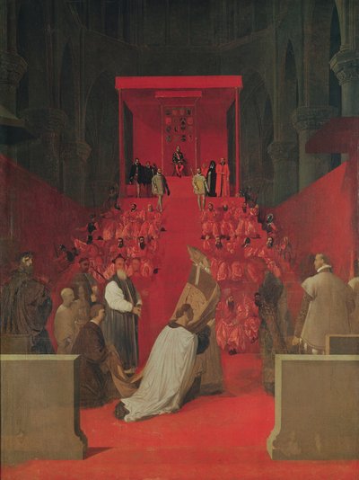 Fernando Alvarez de Toledo, 3rd Duke of Alba in the Cathedral of St. Gudule, 1815 by Jean Auguste Dominique Ingres