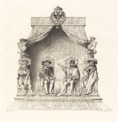 Four Magistrates of Besançon by Jean Auguste Dominique Ingres