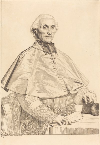 Gabriel Cortois de Pressigny by Jean Auguste Dominique Ingres