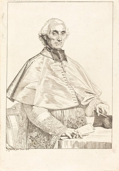 Gabriel Cortois de Pressigny by Jean Auguste Dominique Ingres