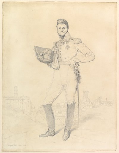 General Louis-Étienne Dulong de Rosnay by Jean Auguste Dominique Ingres