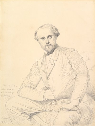 Henri Lehmann by Jean Auguste Dominique Ingres