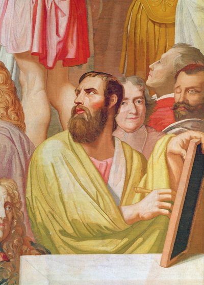 Homage to Homer (detail) by Jean Auguste Dominique Ingres