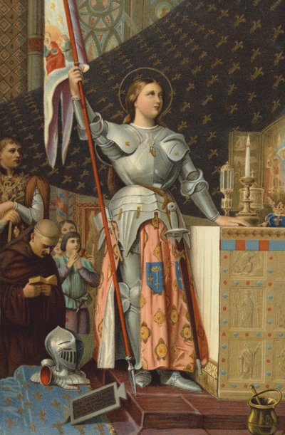 Joan of Arc at the Coronation of Charles VII, 1429 by Jean Auguste Dominique Ingres