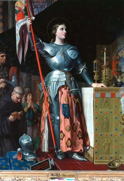 Joan of Arc at the Coronation of Charles VII in the Cathedral at Reims by Jean Auguste Dominique Ingres