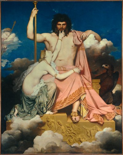 Jupiter and Thetis by Jean Auguste Dominique Ingres